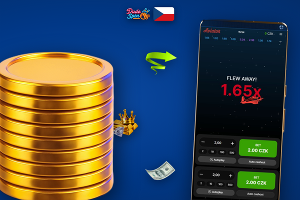 Přechod z demo módu Aviator na hru za reálné peníze v Dudespin Casino