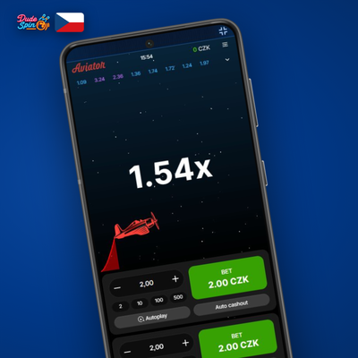 Ikona automatického cash outu s násobitelem 2.00x v Aviator Dudespin Casino