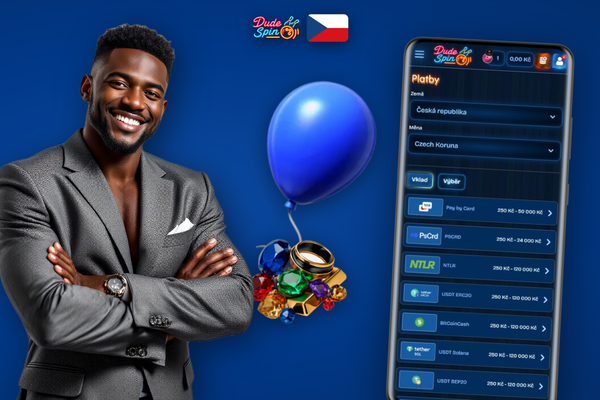 Ověření totožnosti při vyšším vkladu zajišťuje bezpečnost v Dudespin Casino