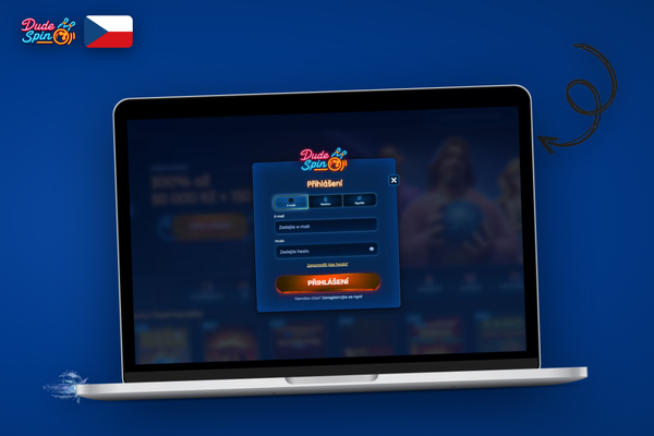 Dvoufaktorové ověření účtu Dudespin Casino na mobilu a laptopu pro větší bezpečnost